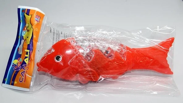 *Can Ali Toys Pilli Işıklı Müzikli Hareketli Balık 3209