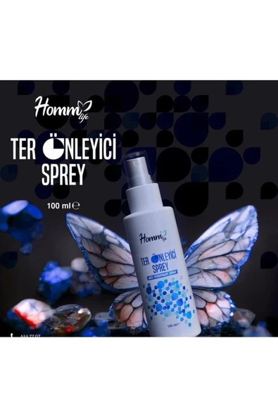 HOMM LİFE Bitkisel Ter Önleyici Sprey 100 Ml