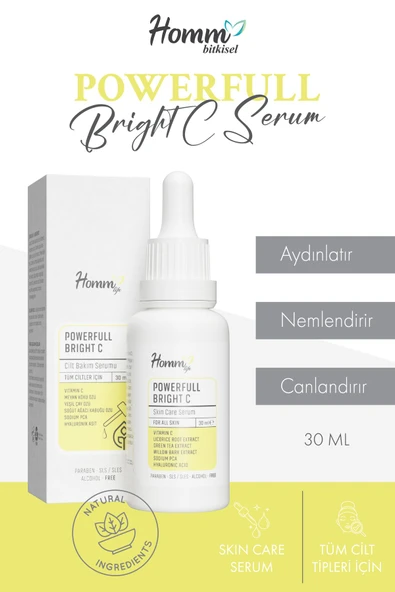 HOMM LİFE POWERFULL BRIGHT C SERUM - 30 ML