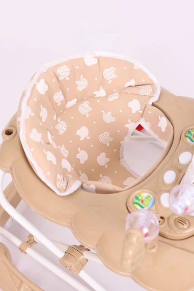 Babyjest Duck Stoperli Müzikli Yürüteç Kahverengi - 4