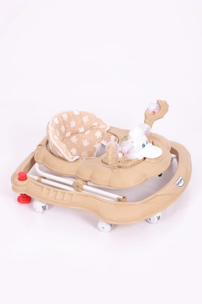 Babyjest Duck Stoperli Müzikli Yürüteç Kahverengi - 2