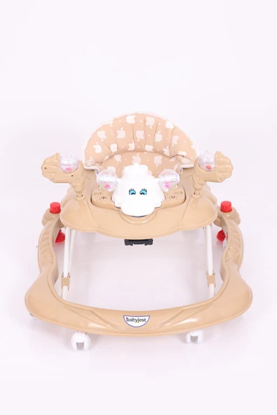 Babyjest Duck Stoperli Müzikli Yürüteç Kahverengi - 3