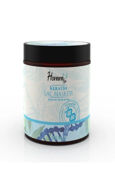 HOOM BİTKİSEL HOMM LIFE KERATİN SAÇ MASKESİ 500 ML