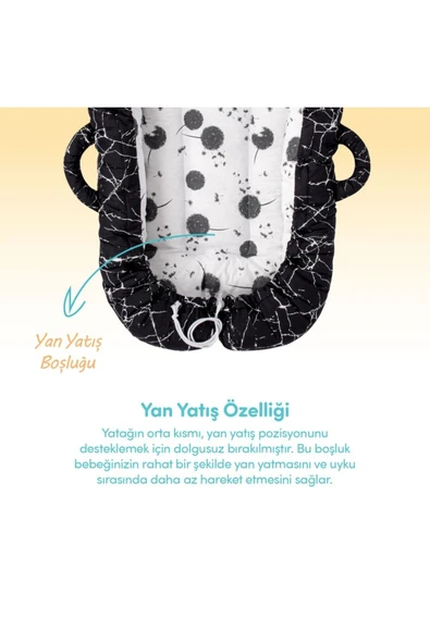 Sevi bebe Anne Yanı Bebek Reflü Yatağı - 7