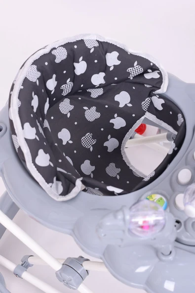 Babyjest Duck Stoperli Müzikli Yürüteç Gri - 2