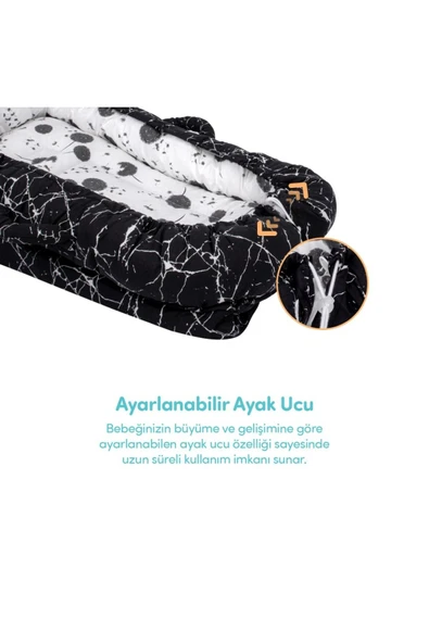 Sevi bebe Anne Yanı Bebek Reflü Yatağı - 8