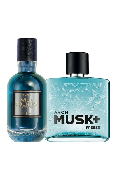 AVON Wild Country Freedom Ve Musk Freeze Erkek Parfüm Paketi