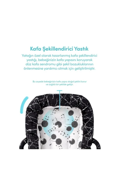 Sevi bebe Anne Yanı Bebek Reflü Yatağı - 6