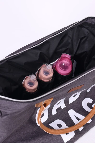 Jusso Nenny Baby Baby Bag Kadın Ve Anne Bebek Bakım Omuz Çantası - 5