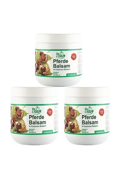 FARMASİ Dr Cevdet Tuna At Kestanesi Masaj Jeli 500 Ml 3 Adet