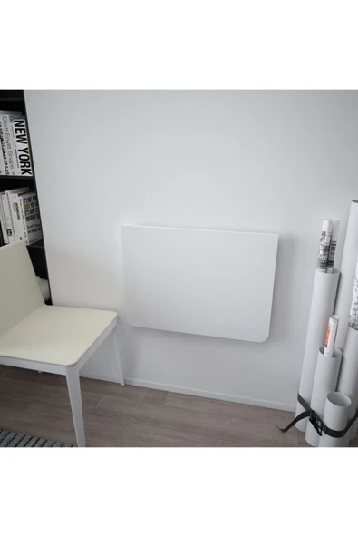 Dmm-09 Duvara Monte Masa Çalışma Yemek Masası Duvardan Açılan Montaj Monteli Masa - Resim 2