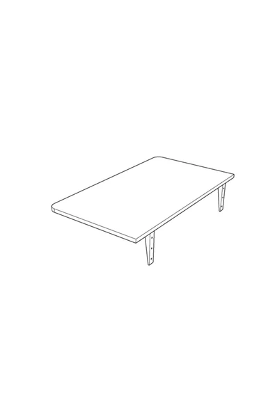 Dmm-06 Duvara Monte Masa Çalışma Yemek Masası Duvardan Açılan Montaj Monteli Masa - Resim 5