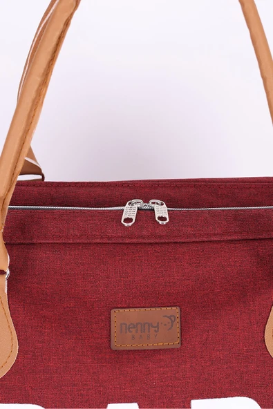 Jusso Nenny Baby Baby Bag Kadın Ve Anne Bebek Bakım Omuz Çantası - 5