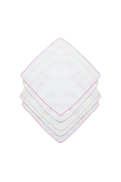 SEVİ BEBE Boze Mermerşahi Bebek Mendili (10 Adet) Art-94 Pembe - 2