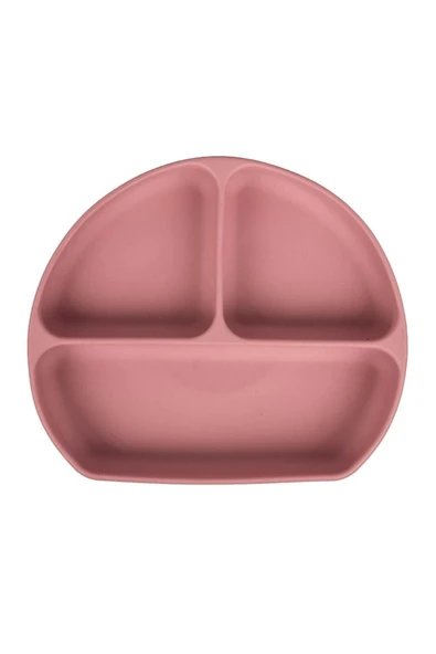 Sevi Bebe Pembe Vakum Tabanlı Silikon Tabak - Mommyslab Mağaza - 5