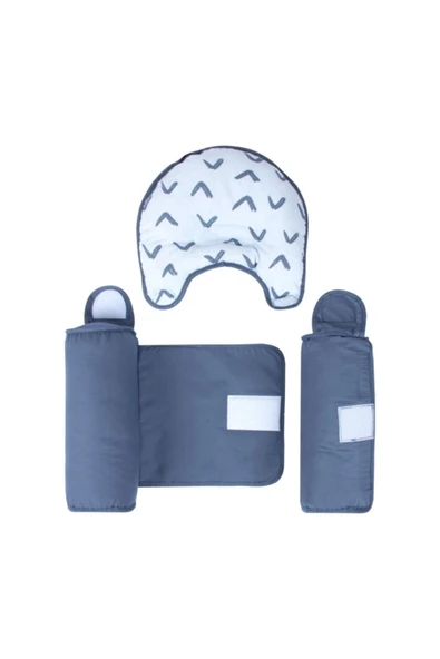 SEVİ BEBE Kafa Şekillendirici Yastık Ve Güvenli Yan Yatış Yastığı - 3