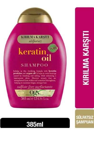 Ogx Kırılma Karşıtı Keratin Oil Şampuan 385 ml
