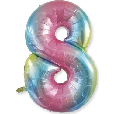 Benim Marifetlerim 8 Rakamı Rengarenk Folyo Balon 40 inch 90 cm ürün görseli