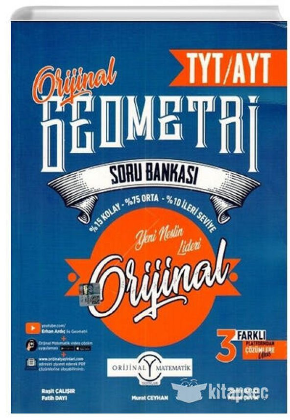 ORİJİNAL TYT AYT GEOMETRİ SORU BANKASI - 1