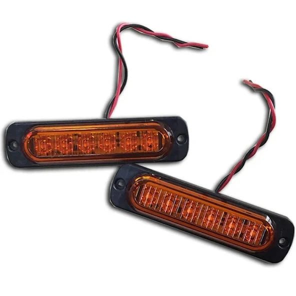 Çakar Lamba 6 Ledli 12V/24V - 2
