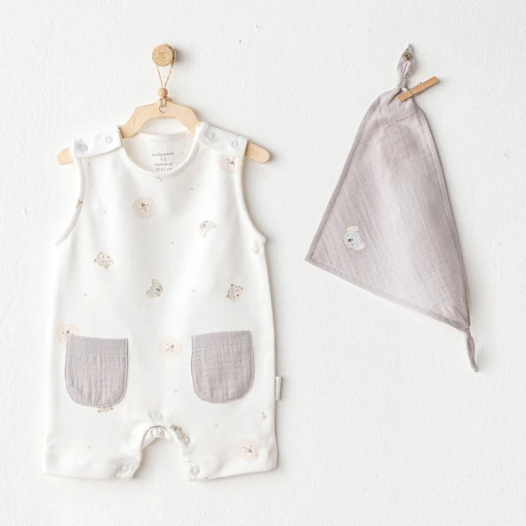 Erkek Bebek Tulum Takim Romper AC25846 ürün görseli