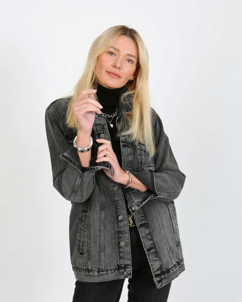 Kot Ceket- Koyu Mavi - 2