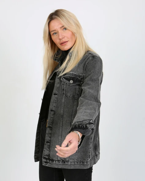 Kot Ceket- Koyu Mavi - 3