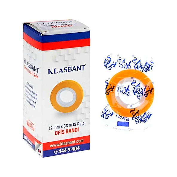 Klasbant 12x33 Ofis Bandı 12 Adet