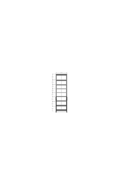 Retro Taş Kapaklı Kitaplık K-37 - Resim 4