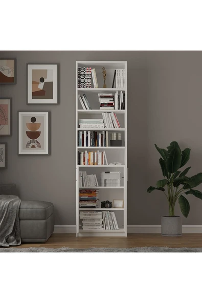 Beyaz Kapaklı Kitaplık K-31 - Resim 2