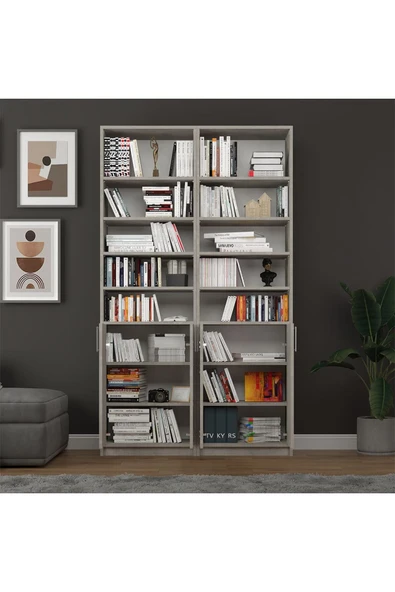 Retro Taş Kapaklı Kitaplık K-45 - Resim 2