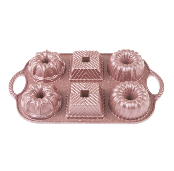 Emsan Griss Pembe One&Six 6Lı Kek Kalıbı - 3