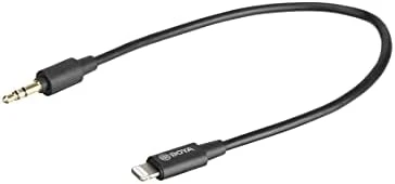 Boya BY-K1 Lightning to 3.5mm Mikrofon Kablosu, standart - 4