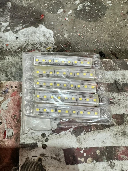 Parmak Led Beyaz 5 Li Paket Universal 12V/24V - 2