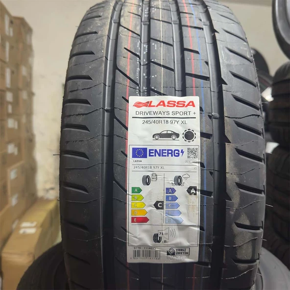 245/40 R18 97Y XL Lassa DRIVEWAYS SPORT+ Yazlık Lastik 2024 Üretim (1 ADET FİYATIDIR.)