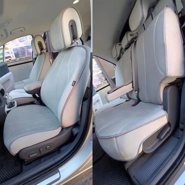 Bod Hyundai IONIQ 5 Oto Koltuk Koruyucu Kılıf Marin Serisi Gri ioniq 5 - 2