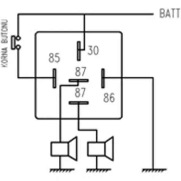 Titreyen Korna Rölesi Sanel 12V/24V - 2