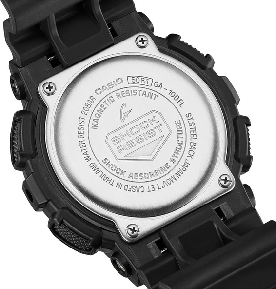 Casio GA-100FL-1ADR Erkek Kol Saati - Resim 3