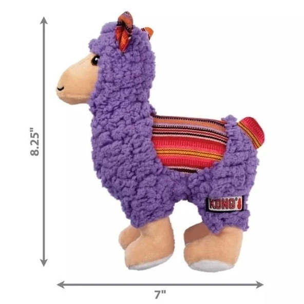 Kong Sherps Lama Şeklinde Peluş Köpek Oyuncağı Medium - 2