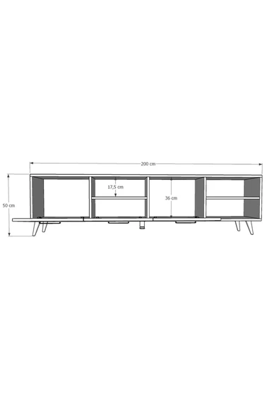 Tv Ünitesi Petra & Beyaz T-20 - 4