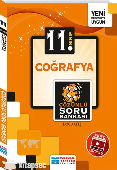 11. Sınıf Coğrafya Video Çözümlü Soru Bankası Evrensel İletişim Yayınları