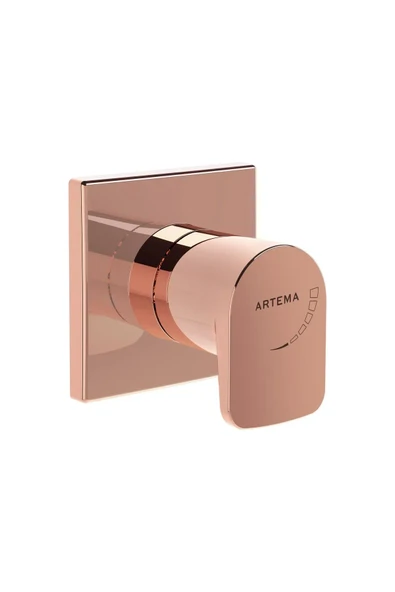 Artema Root Square A4272926 Ankastre Stop Valf, Sıva Üstü, Bakır