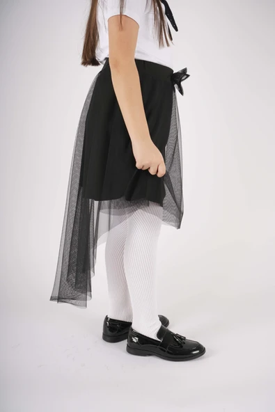 23 NİSAN 29 EKİM KONSEPT FİYONK DETAYLI TÜL DETAYLI TÜTÜ ETEKLİ TAKIM - Resim 7