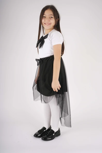 23 NİSAN 29 EKİM KONSEPT FİYONK DETAYLI TÜL DETAYLI TÜTÜ ETEKLİ TAKIM - Resim 4