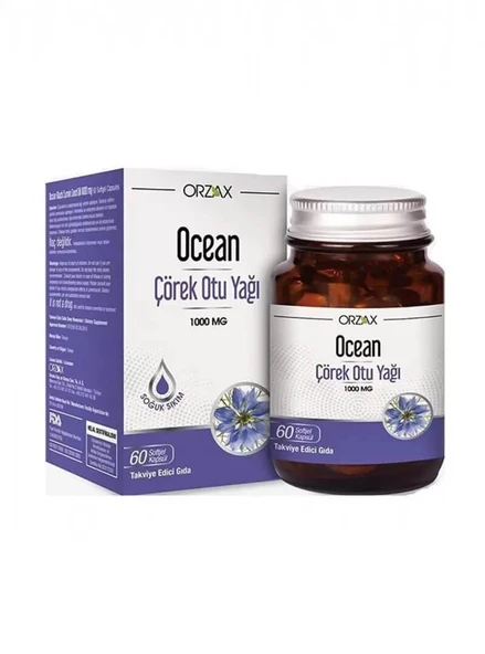Ocean Çörek Otu Yağı 60 Kapsül