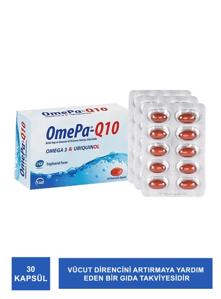 Omepa-Q10 Omega3 Ubiquinol 30 Kapsül