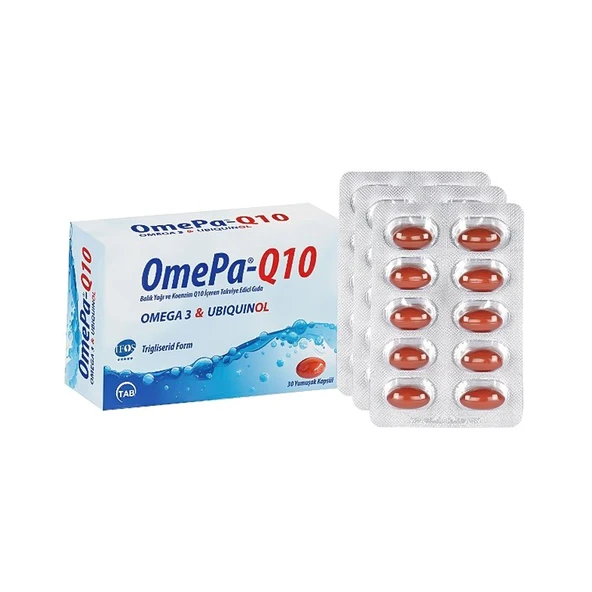 Omepa-Q10 Omega3 Ubiquinol 30 Kapsül