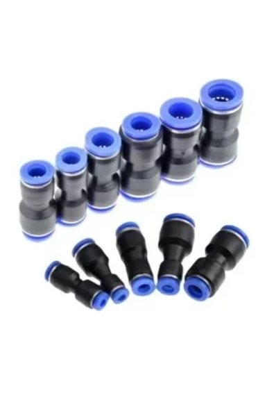 Astra Market Pnömatik Redüksiyon Nipel Bağlantı 6mmx10mm (LİSİNYA) - 2