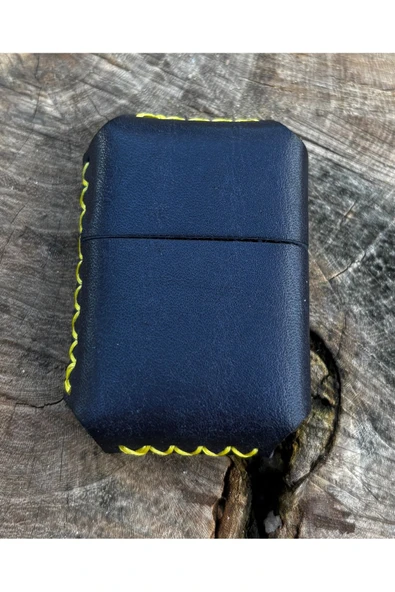 Bakani Leather Handmade El Yapımı Hakiki Deri Zippo Tarzı Çakmak İsme Özel Kişiselleştirme Babalar Günü Yılbaşı - 3