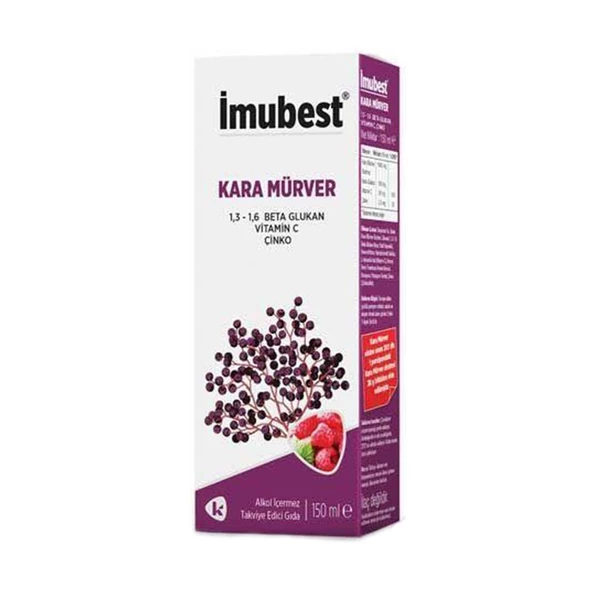 İmubest Kara Mürver Takviye Edici Gıda 150 ml